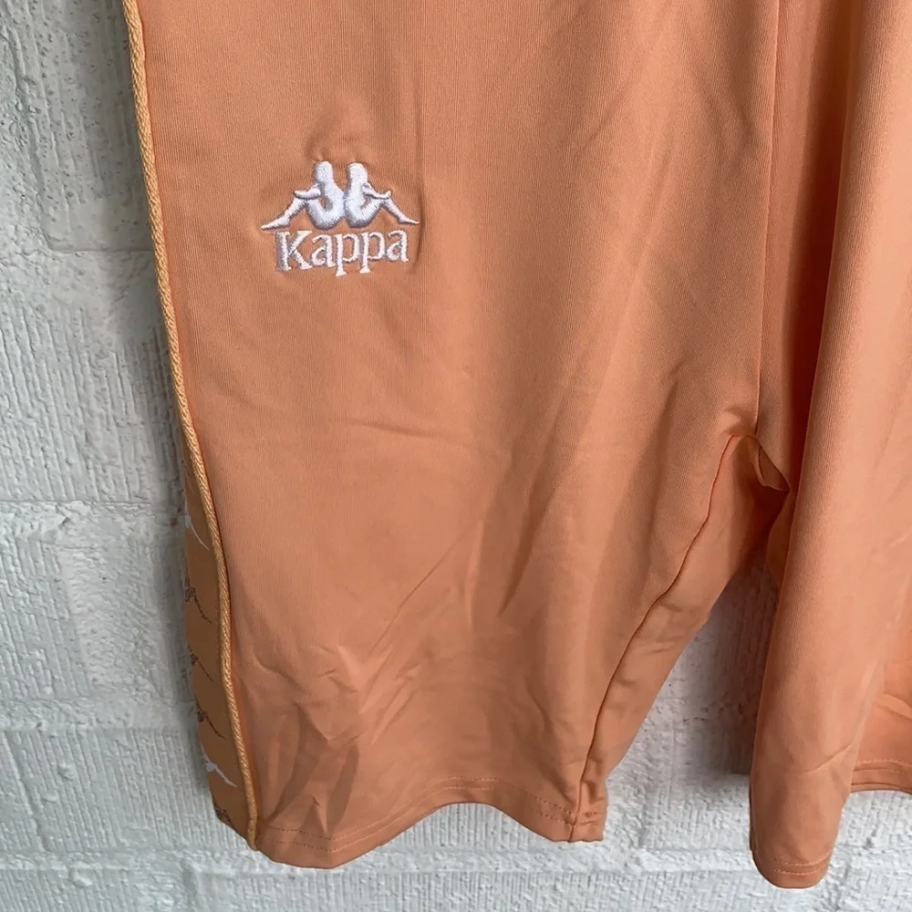 Kappa Logo Taping Legging Peach Biker Athletic Shorts sz XL